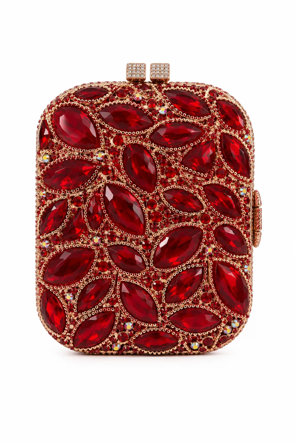 Ruby Crystal Clutch